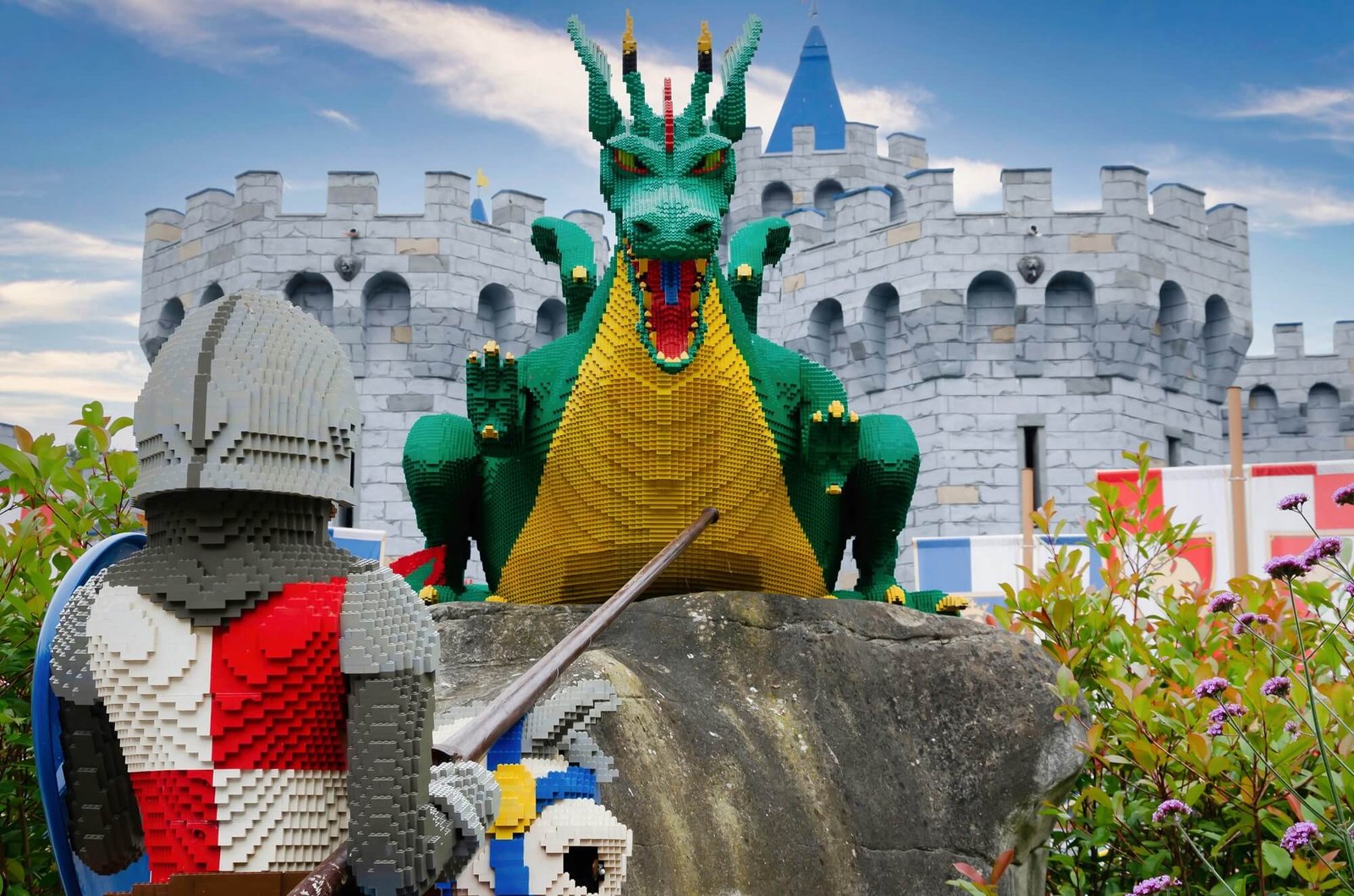 Lego dragon at Legoland