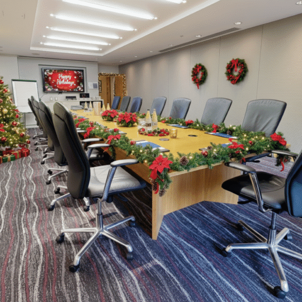 Christmas meeting room