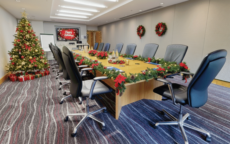 Christmas meeting room
