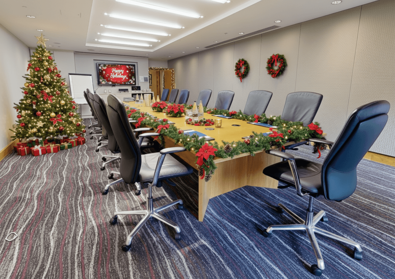 Christmas meeting room